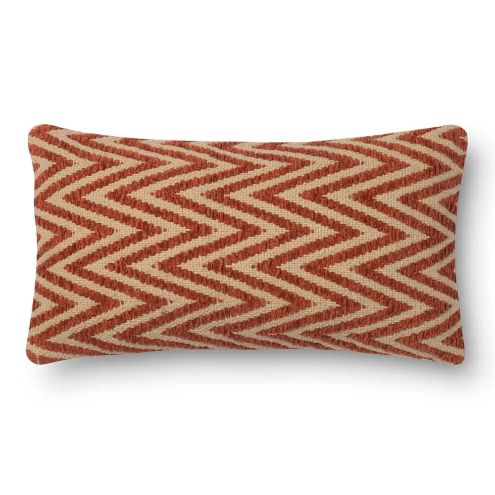 Woven Chevron Feather and Down Filled or Polyester Filled 12 x 22 Throw Pillow or Pillow Cover