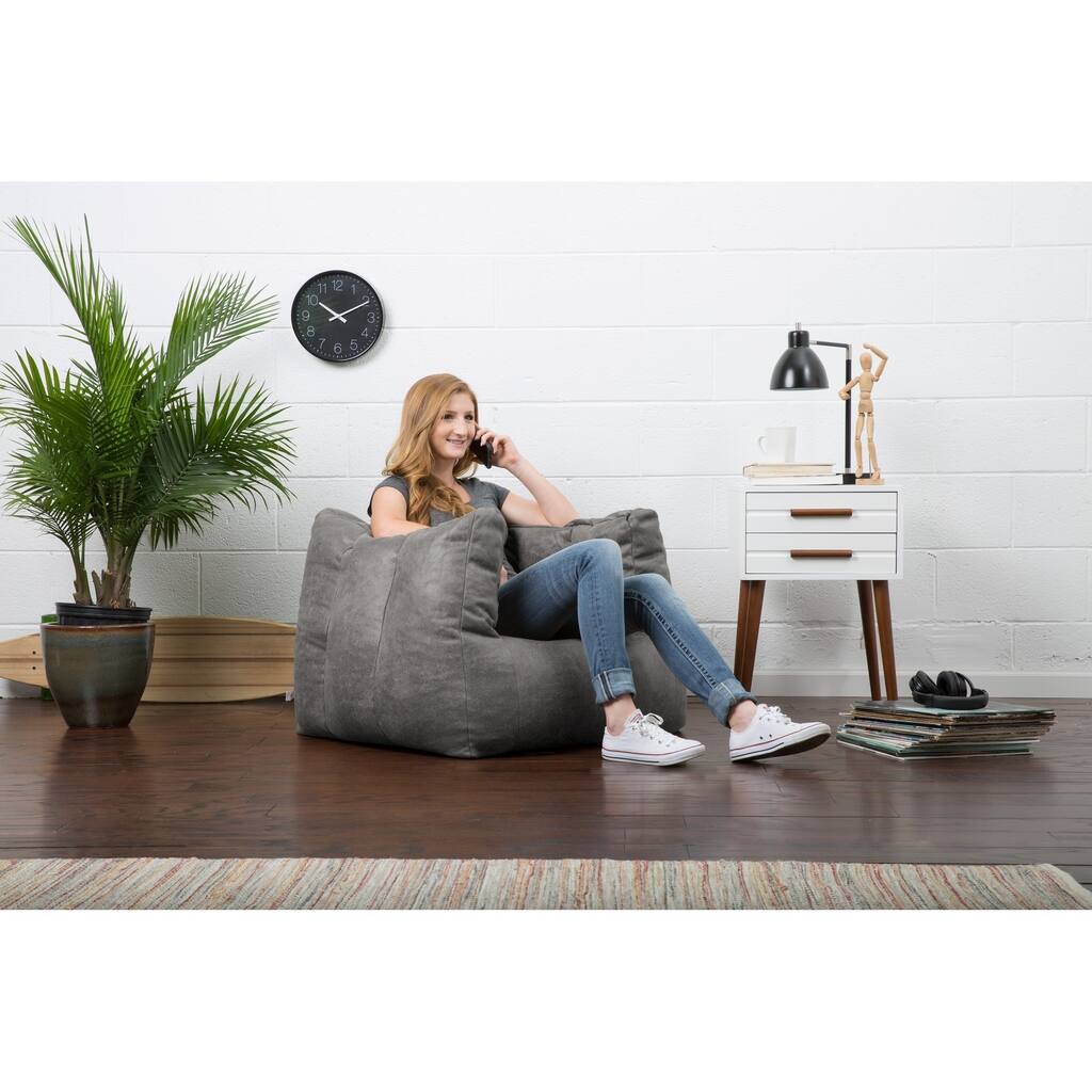 Big Joe Lux Cube Bean Bag Chair, Multiple Colors