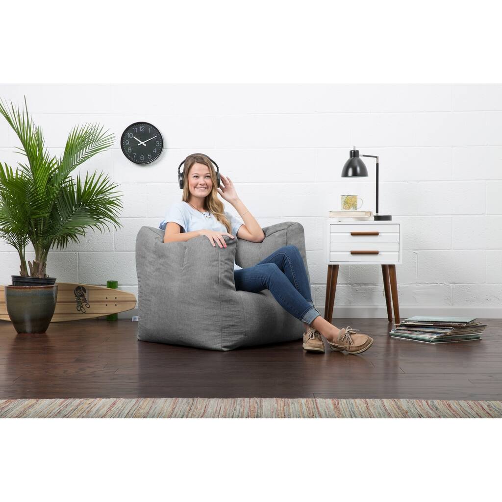 Big Joe Lux Cube Bean Bag Chair, Multiple Colors