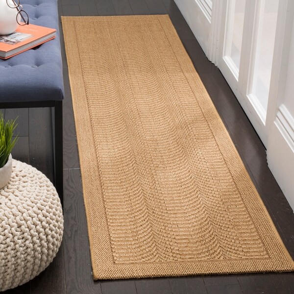 Safavieh Palm Beach Natural Fiber Maize Sisal / Jute Runner Rug - 2' x 8'