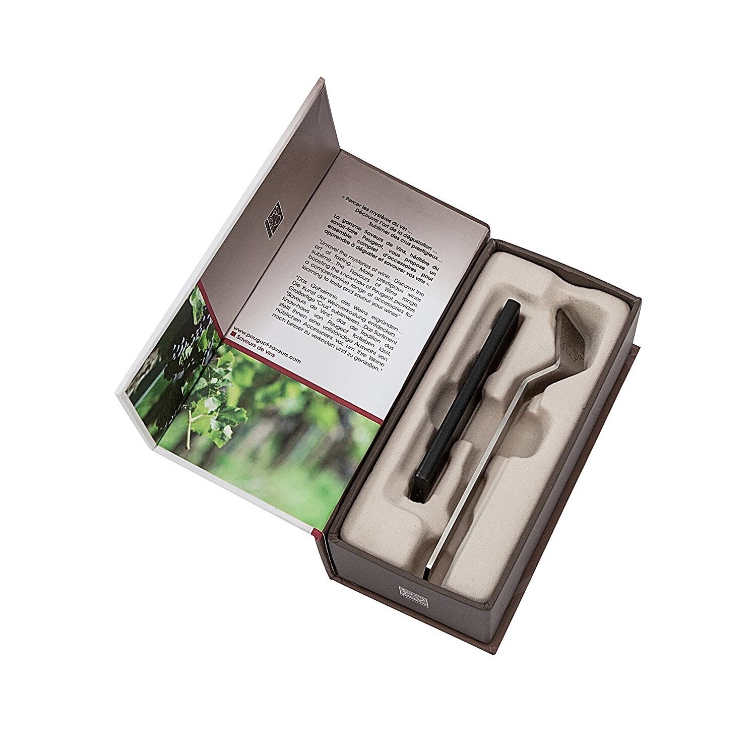 Peugeot Clef du Vin Silver Metal Travel Wine Tool - Bed Bath