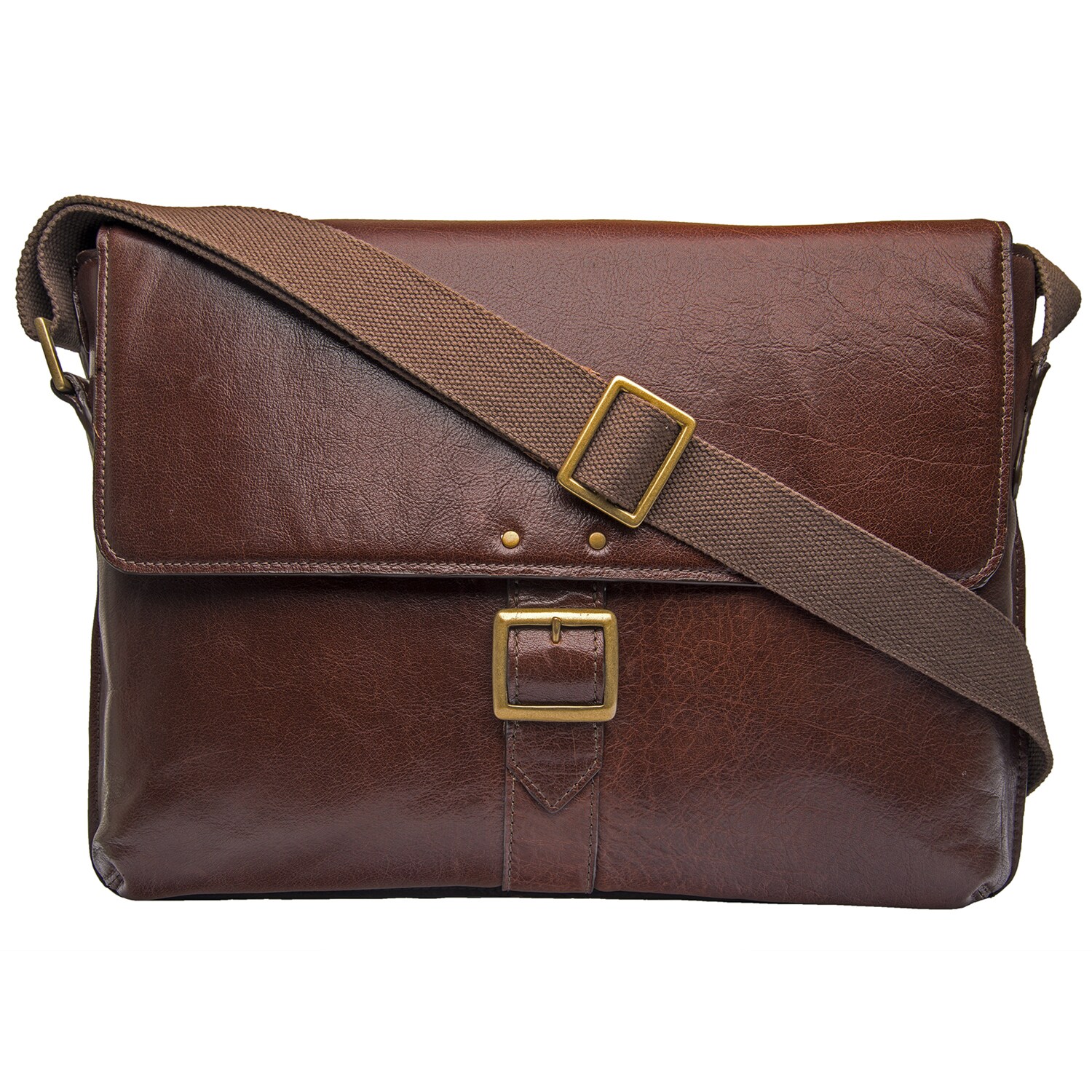 Hidesign Vespucci Horizontal Buffalo Leather Messenger Bag - On Sale ...