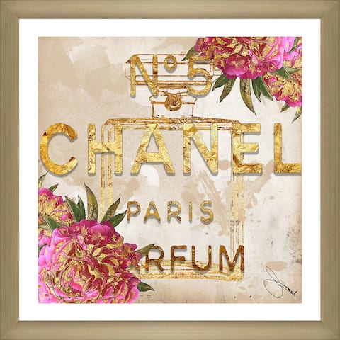 BY Jodi "Gold Standard" Framed Plexiglass Wall Art