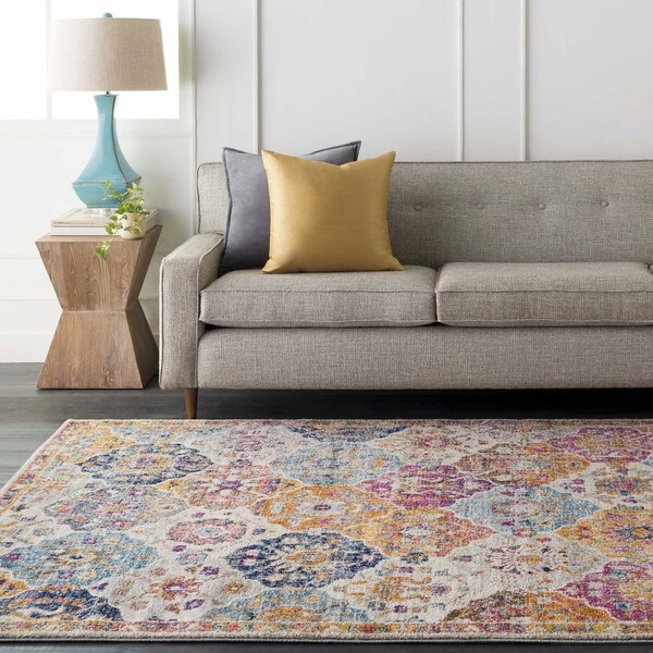 Gracie Bohemian Patchwork Area Rug. Opens flyout.