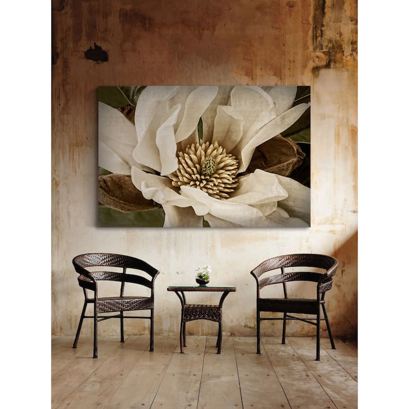 Marmont Hill - 'Classic Magnolia II' Painting Print on Wrapped Canvas