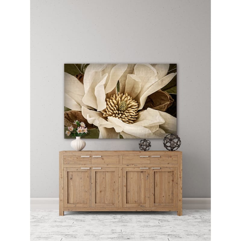 Marmont Hill - 'Classic Magnolia II' Painting Print on Wrapped Canvas