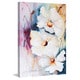 Marmont Hill - Handmade White Floral Spread I Print on Wrapped Canvas ...