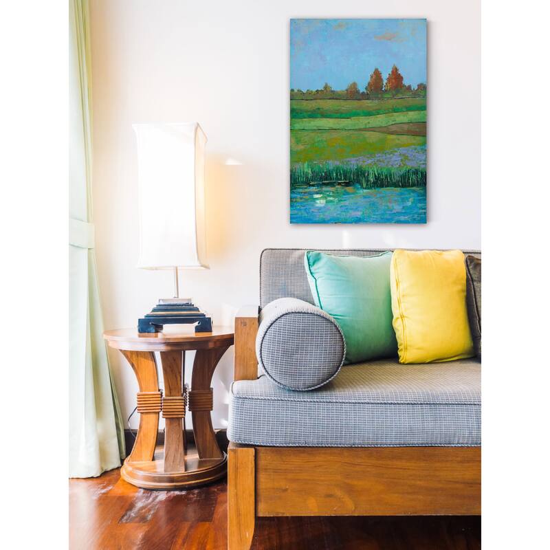 Marmont Hill - 'Impressionist Meadow II' Painting Print on Wrapped Canvas - Multi-Color