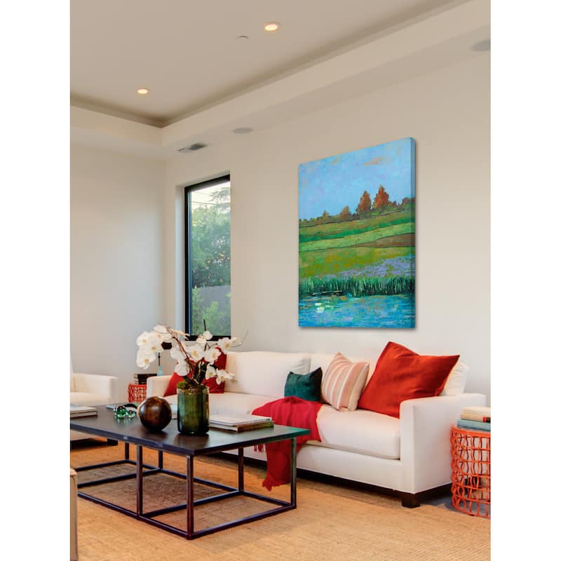 Marmont Hill - 'Impressionist Meadow II' Painting Print on Wrapped Canvas - Multi-Color