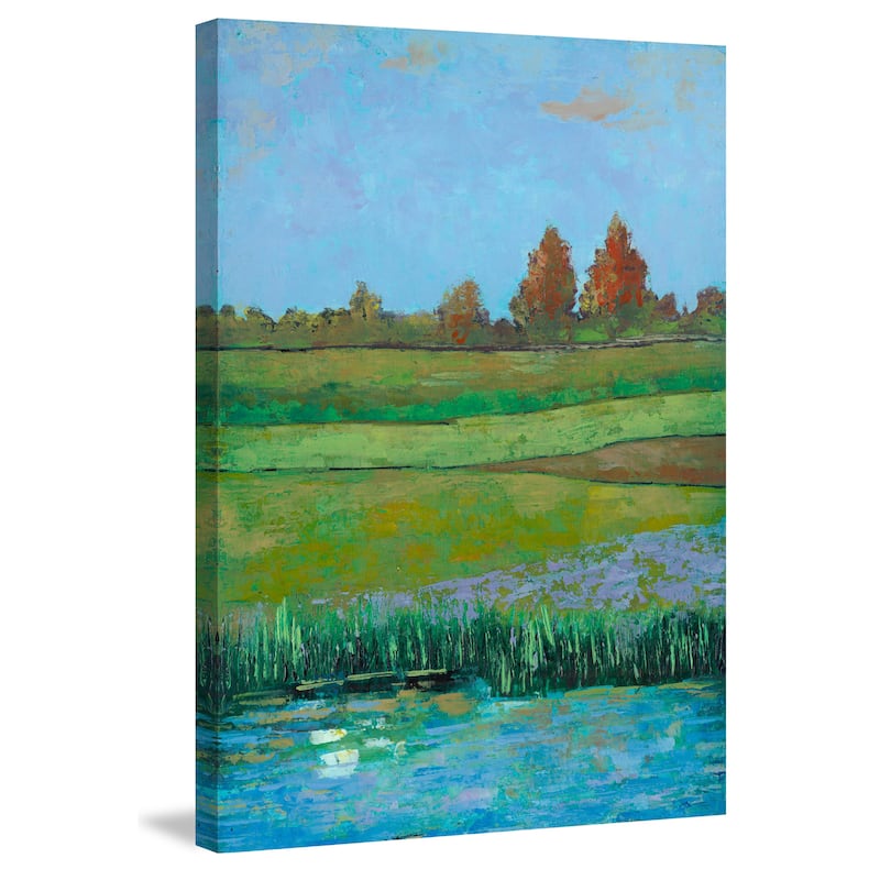 Marmont Hill - 'Impressionist Meadow II' Painting Print on Wrapped Canvas - Multi-Color