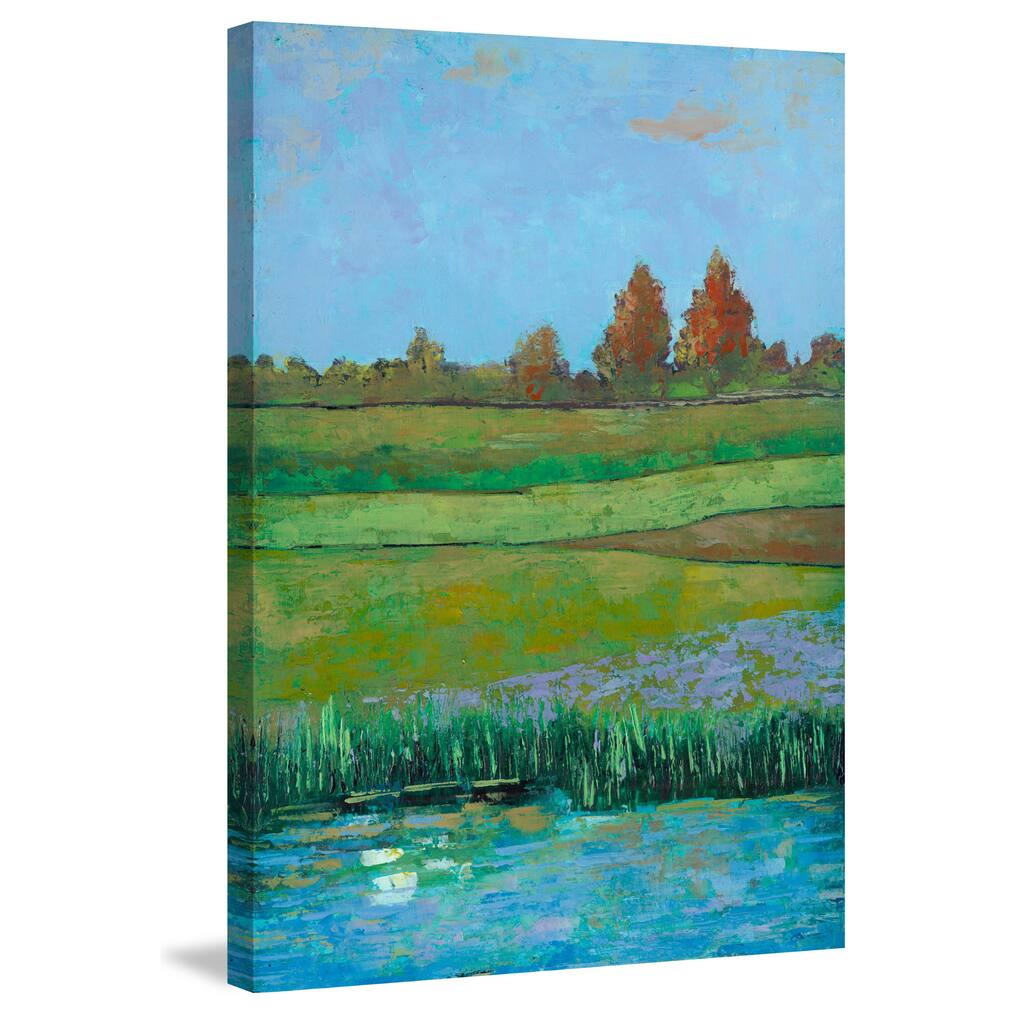 Marmont Hill - 'Impressionist Meadow II' Painting Print on Wrapped Canvas - Multi-Color