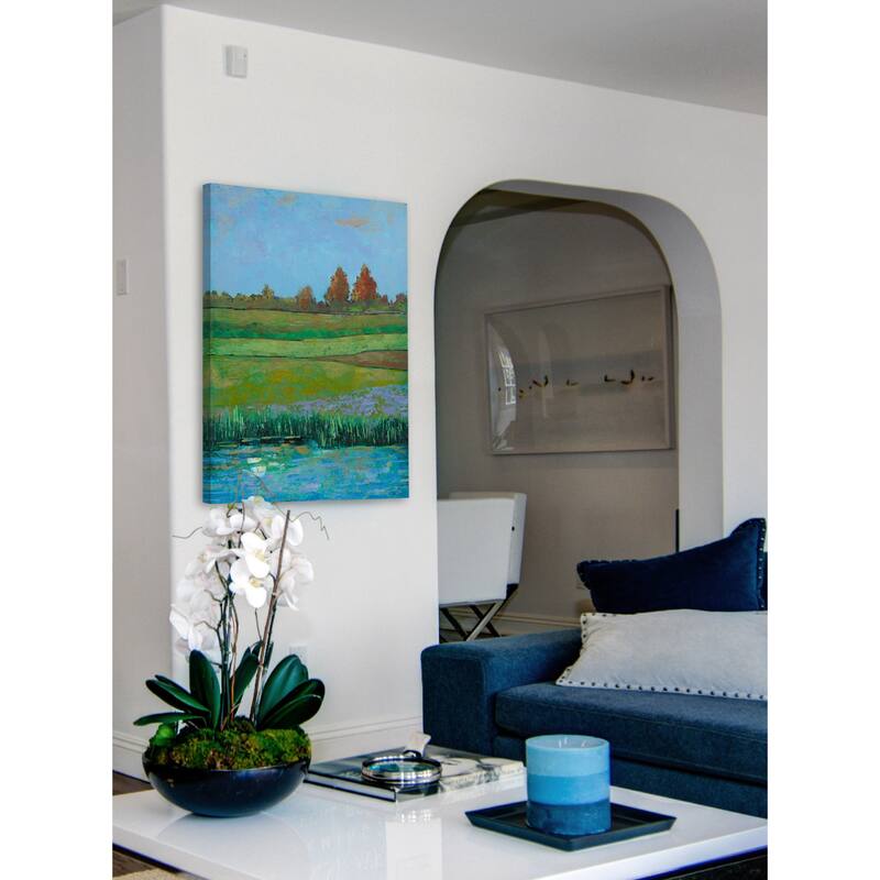 Marmont Hill - 'Impressionist Meadow II' Painting Print on Wrapped Canvas - Multi-Color