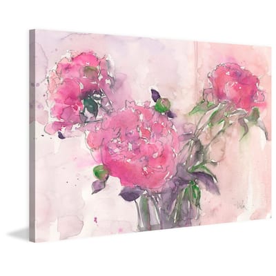 Marmont Hill - 'Pink Blush' Painting Print on Wrapped Canvas - Multi-Color