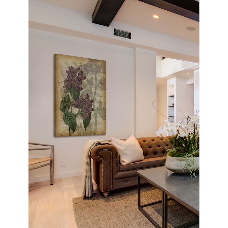 Marmont Hill - 'Fucshia Flowers II' Painting Print on Wrapped Canvas - Multi-Color