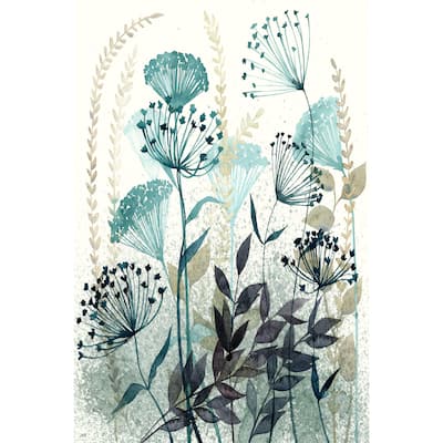Marmont Hill - 'Allayed Floral I' Painting Print on Wrapped Canvas - Multi-Color