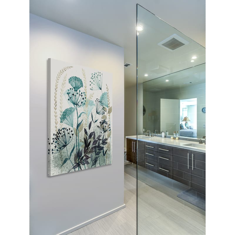 Marmont Hill - 'Allayed Floral I' Painting Print on Wrapped Canvas - Multi-Color