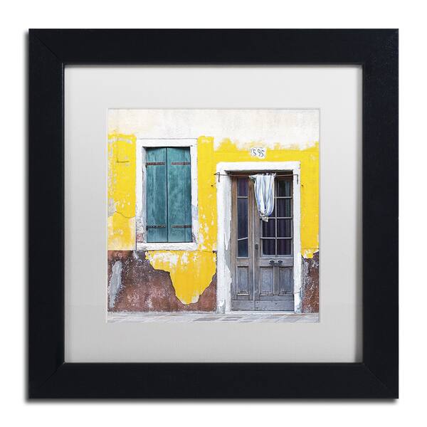 Michael Blanchette Photography 'Yellow Chip' Matted Framed Art