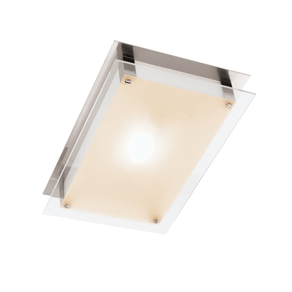 Access Lighting Vision LED Brushed Steel 16-inch Flush Mount - Brushed Steel