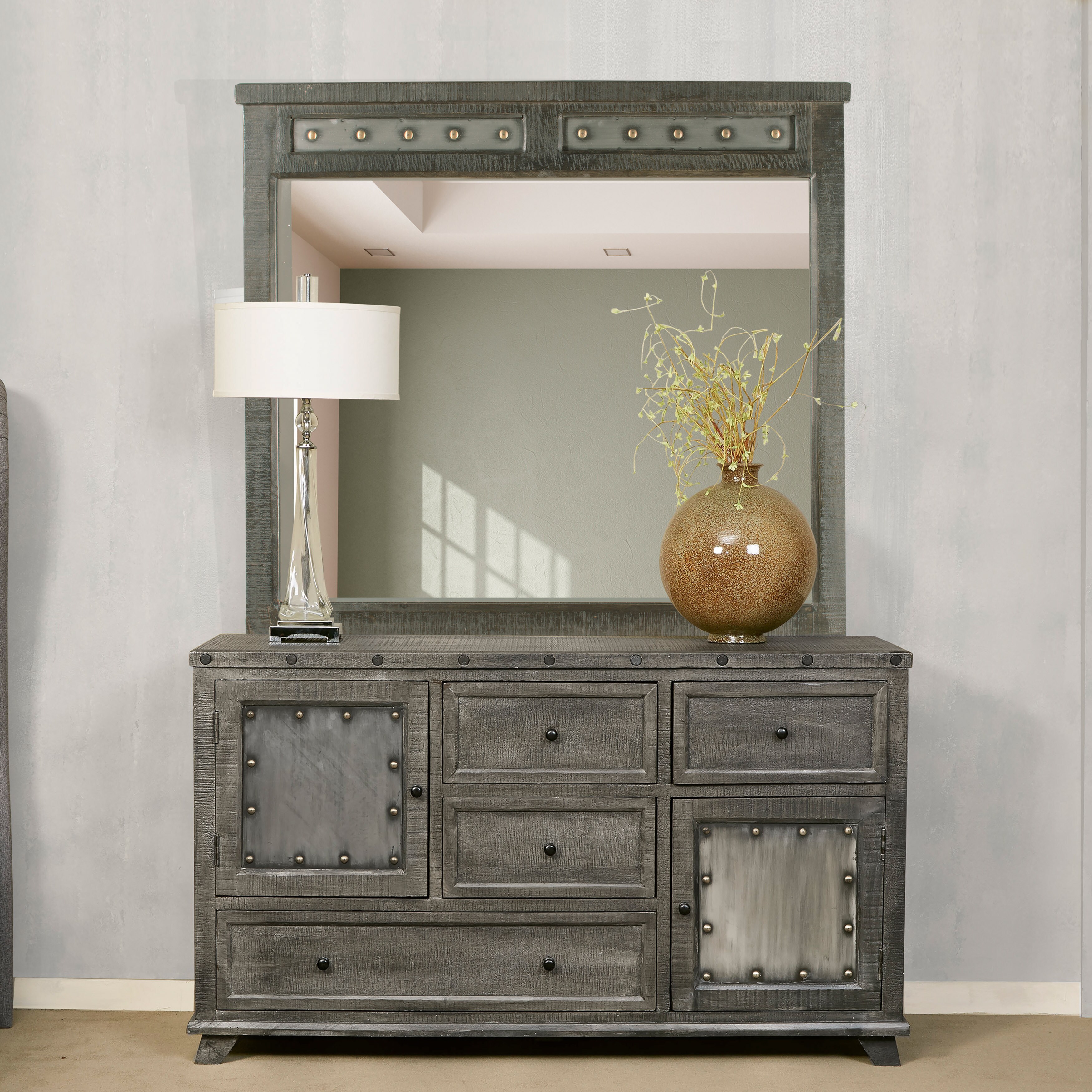 Shop Hillsdale Bolt Dark Graywash Dresser Overstock 12959329