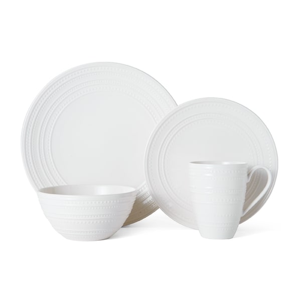 Mikasa Vella White 4-piece Place Setting
