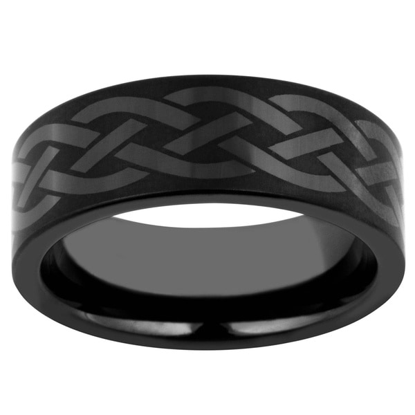 Black celtic wedding bands Black celtic wedding bands