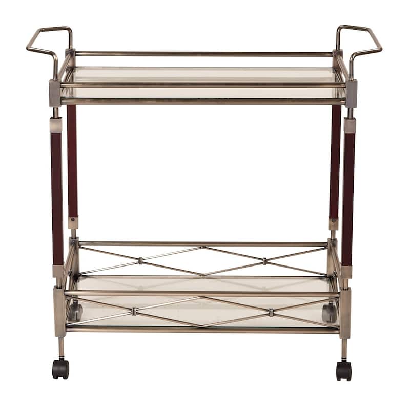 Silver Orchid Rita Serving Cart