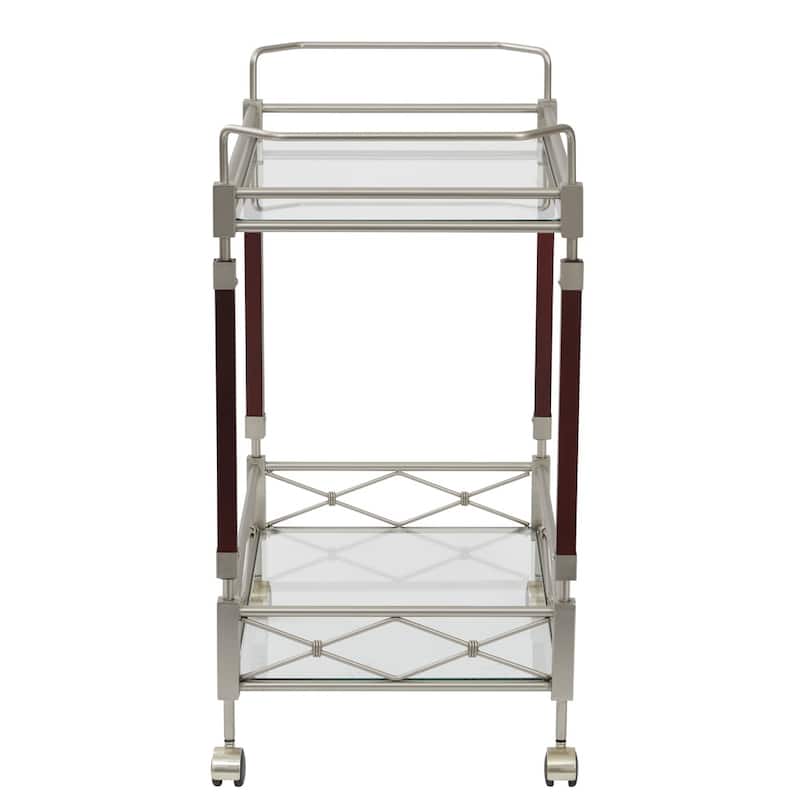 Silver Orchid Rita Serving Cart