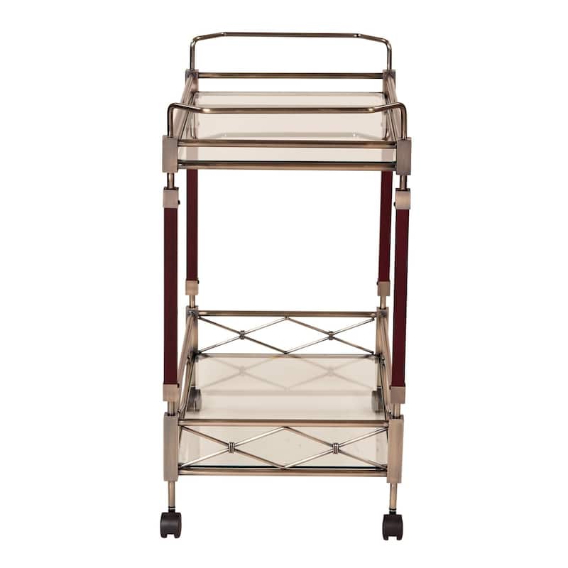 Silver Orchid Rita Serving Cart