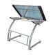 preview thumbnail 3 of 13, Studio Designs Triflex Metal and Glass Drawing Table Height Adjustable