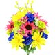 preview thumbnail 1 of 6, 36 Stems Artificial New Dahlia, Sunflower, Peony, Hydrangea Mixed Flower Bush with Greenery
