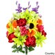 preview thumbnail 7 of 6, 36 Stems Artificial New Dahlia, Sunflower, Peony, Hydrangea Mixed Flower Bush with Greenery