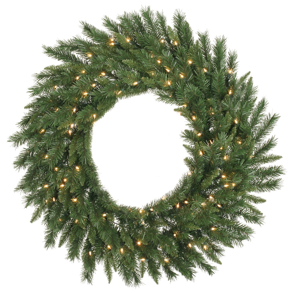 Vickerman 42-inch Imperial Pine Wreath with 100 Clear Dura-Lit
