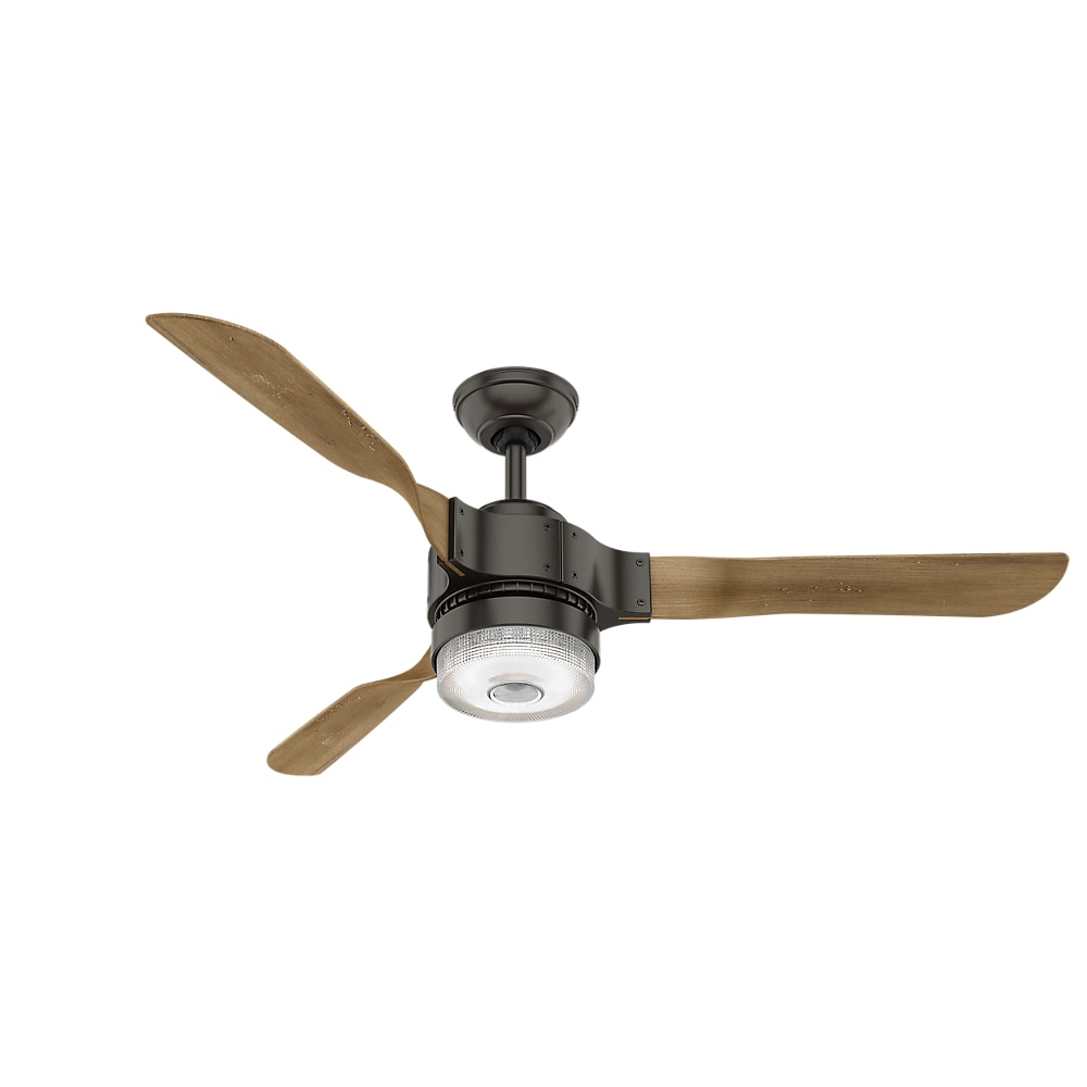 Shop Hunter Fan Apache Bronze 54 Inch Wi Fi Ceiling Fan Works With