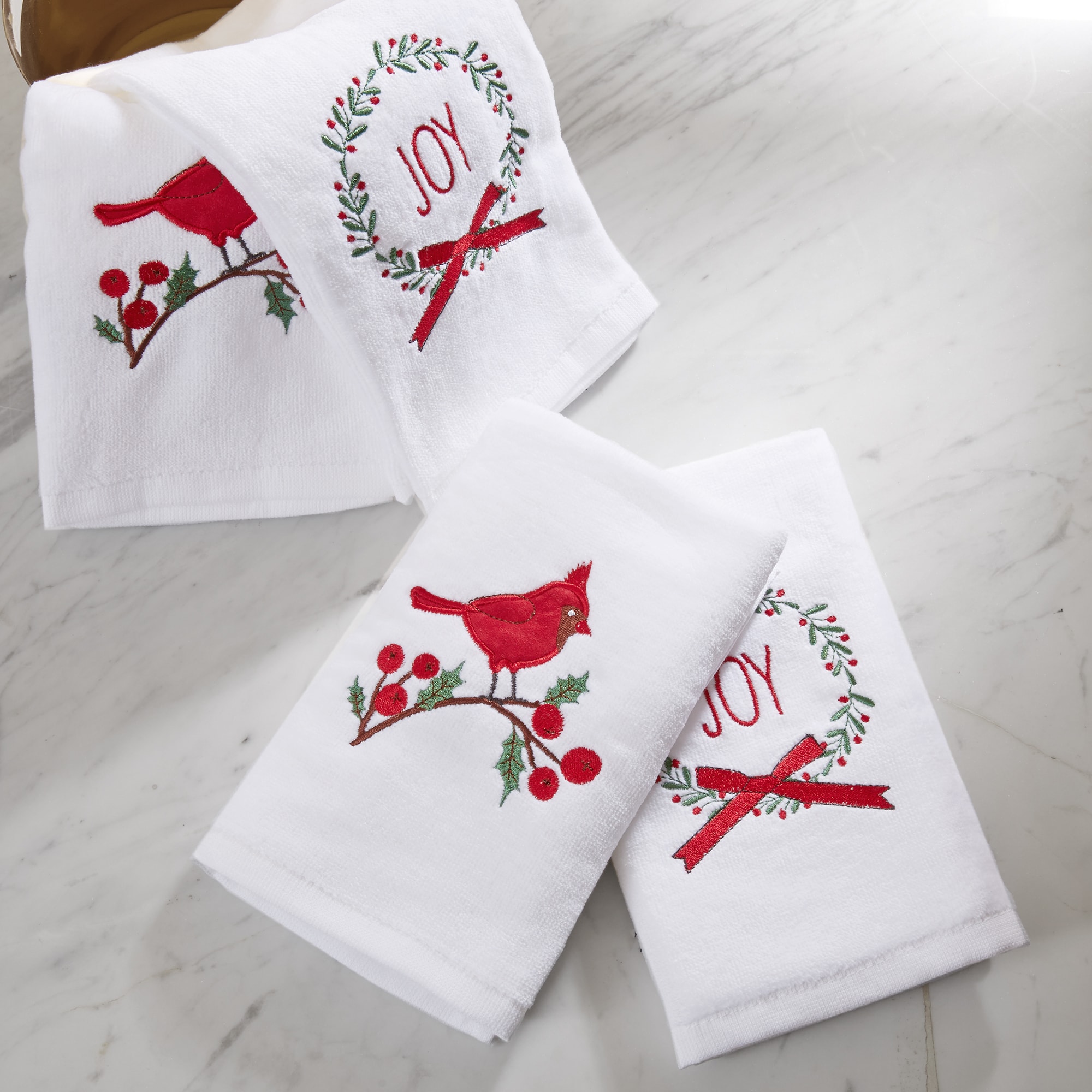 Cotton Embroidered Hand Towel