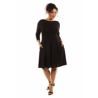 Boatneck Long Sleeve Dresses