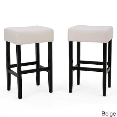Lopez 27-inch Fabric Backless Counter Stool (Set of 2) by Christopher Knight Home