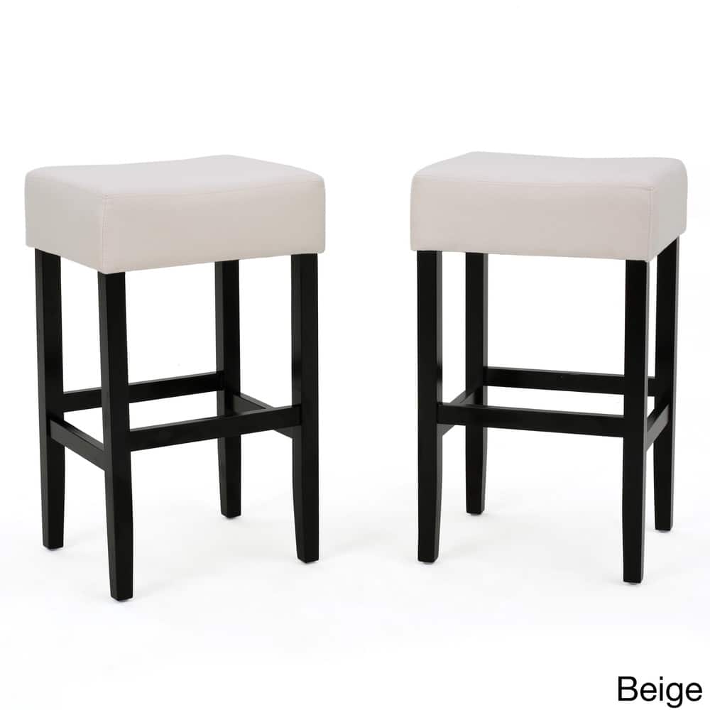 Lopez 27-inch Fabric Backless Counter Stool (Set of 2) by Christopher Knight Home