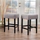 preview thumbnail 3 of 12, Lopez 27-inch Fabric Backless Counter Stool (Set of 2) by Christopher Knight Home