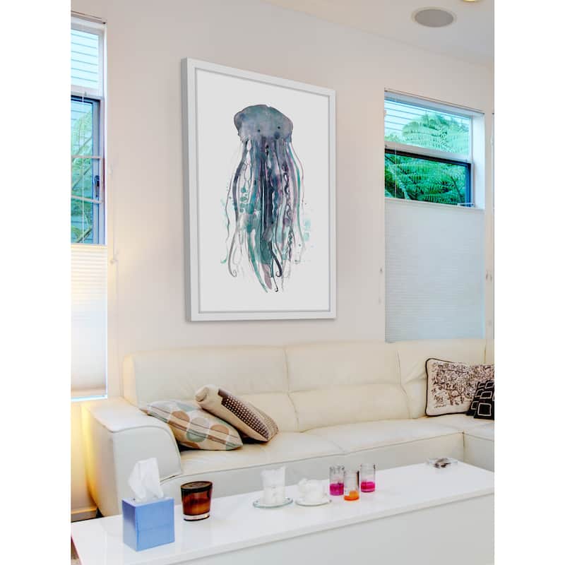 Marmont Hill - 'Tentacles III' Framed Painting Print - Multi-Color