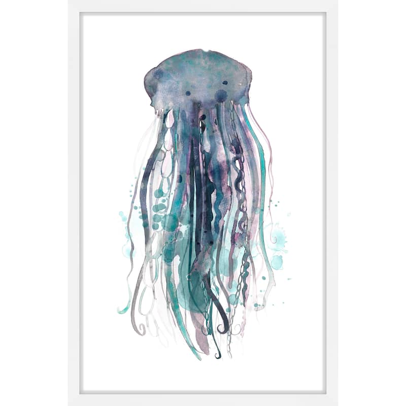 Marmont Hill - 'Tentacles III' Framed Painting Print - Multi-Color