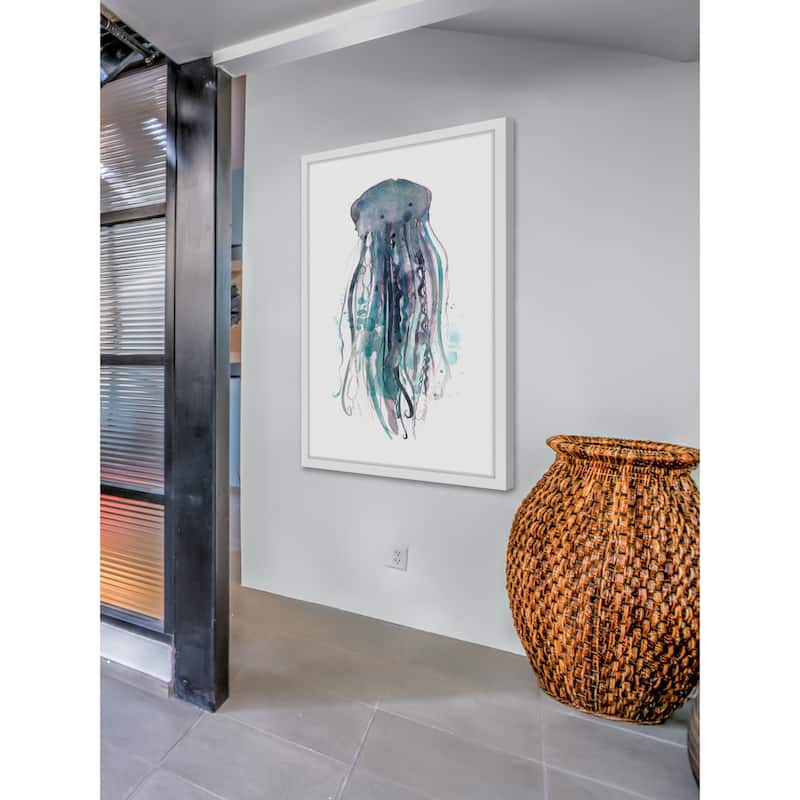 Marmont Hill - 'Tentacles III' Framed Painting Print - Multi-Color