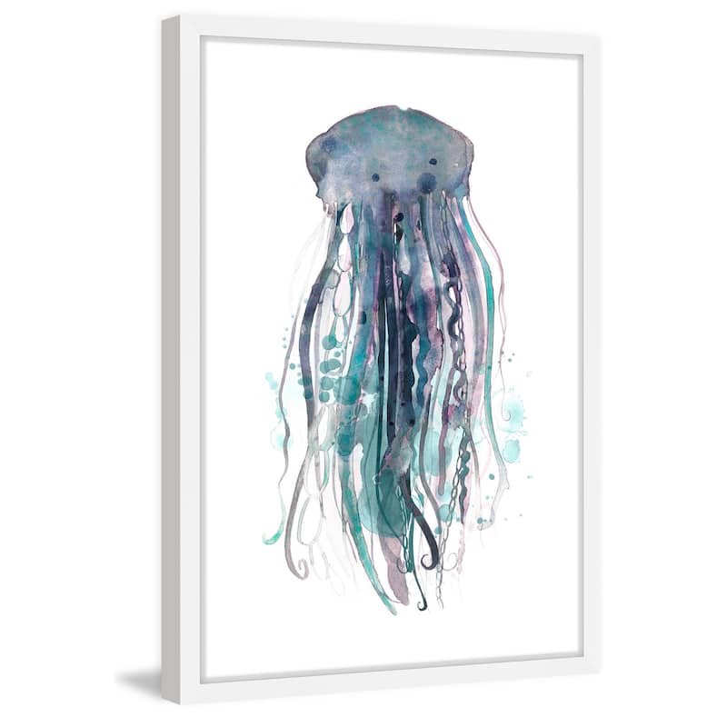 Marmont Hill - 'Tentacles III' Framed Painting Print - Multi-Color