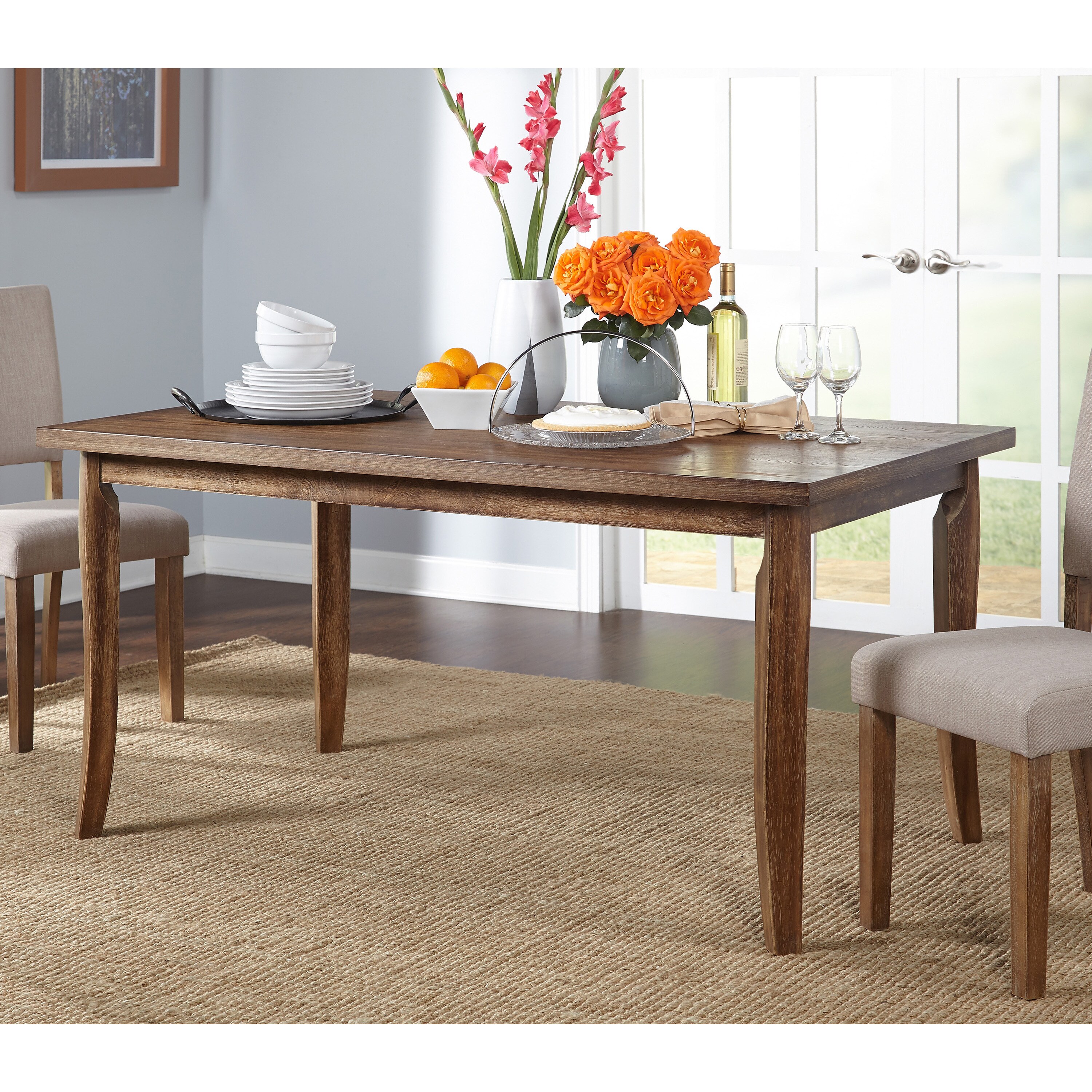 Shop Simple Living Provence Dining Table Brown On Sale Free