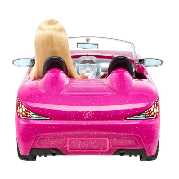 pink barbie convertible