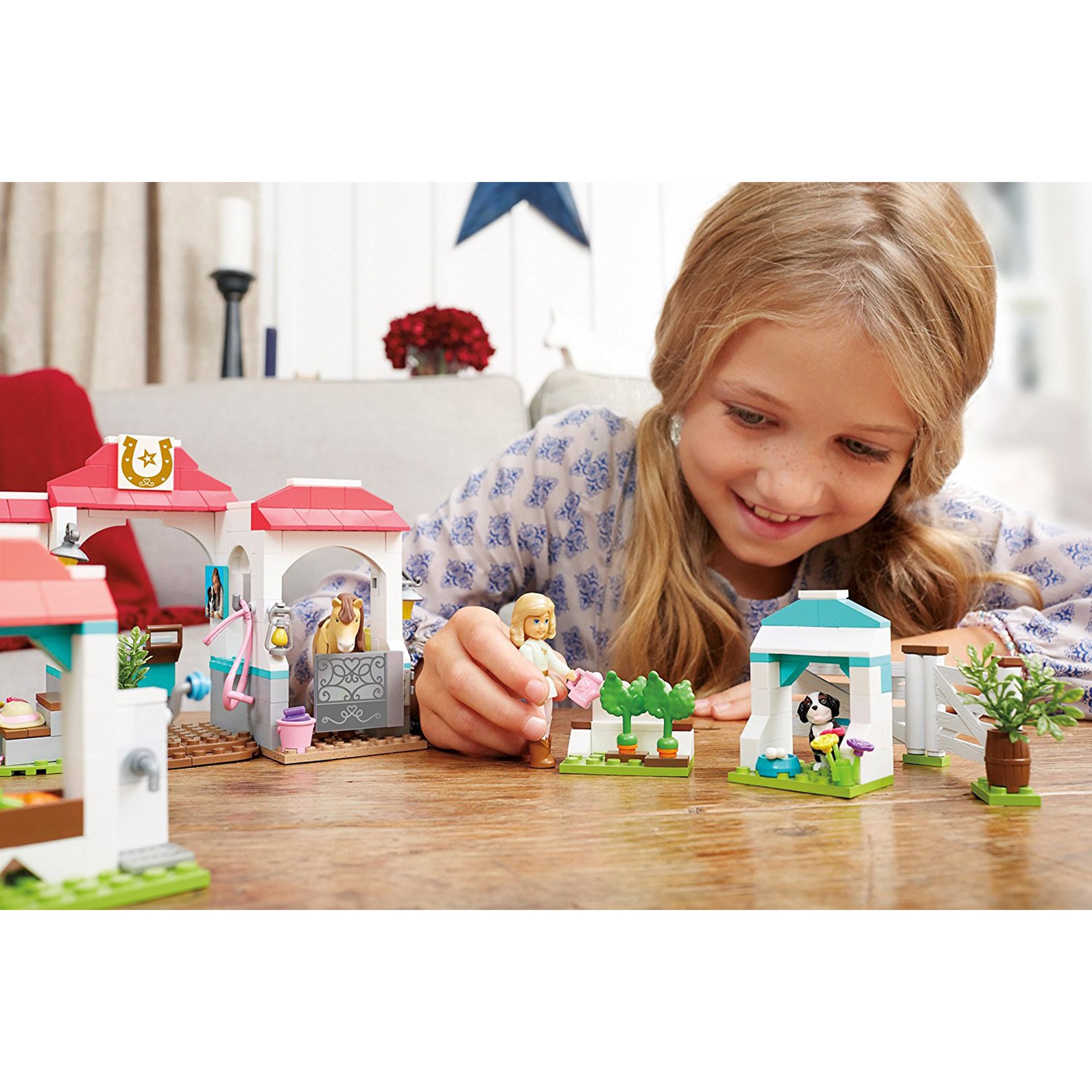 mega bloks american girl nicki's horse stables