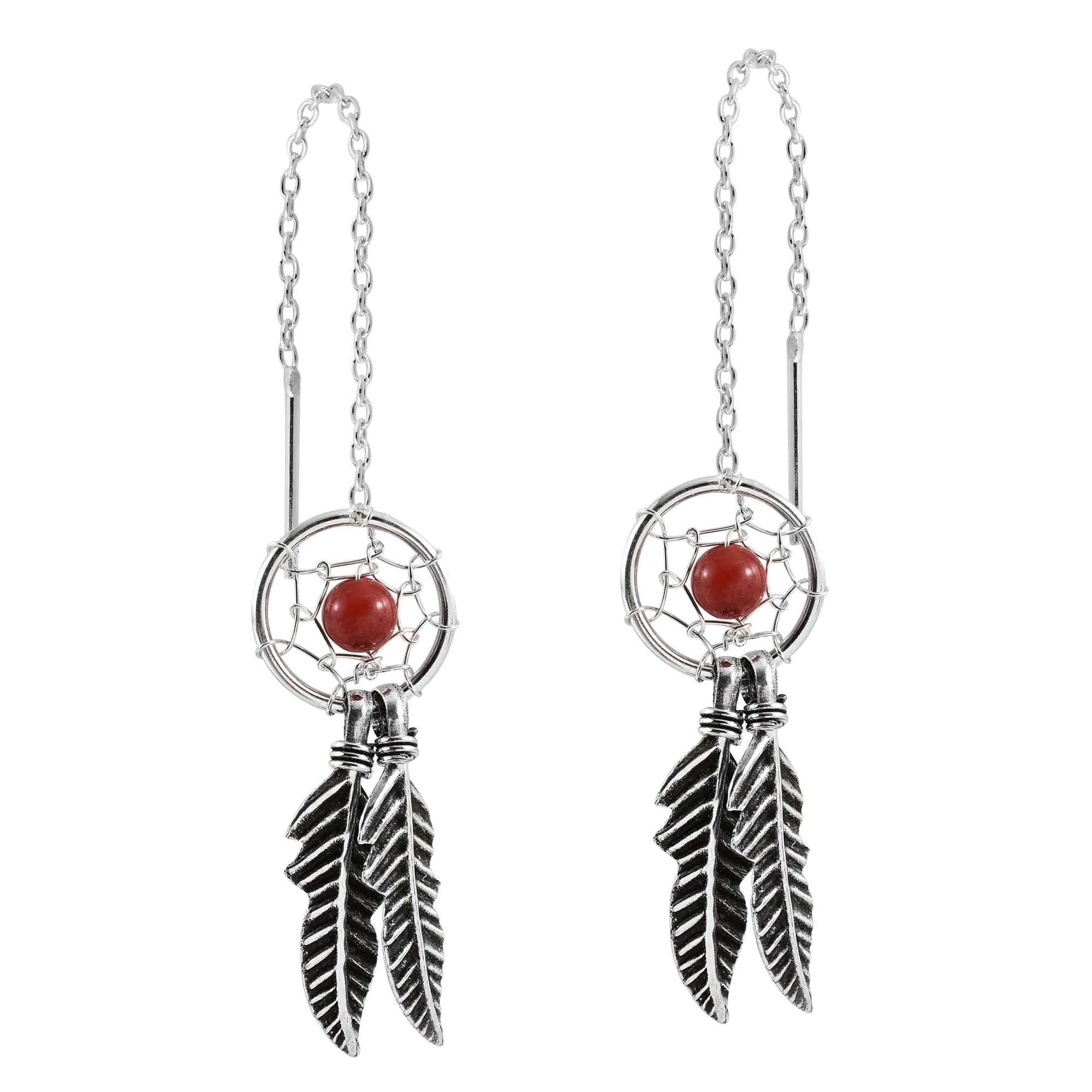 Red Coral Sterling Silver Overlay 4 Grams Stud//Earring 10 mm Designer Jewelry