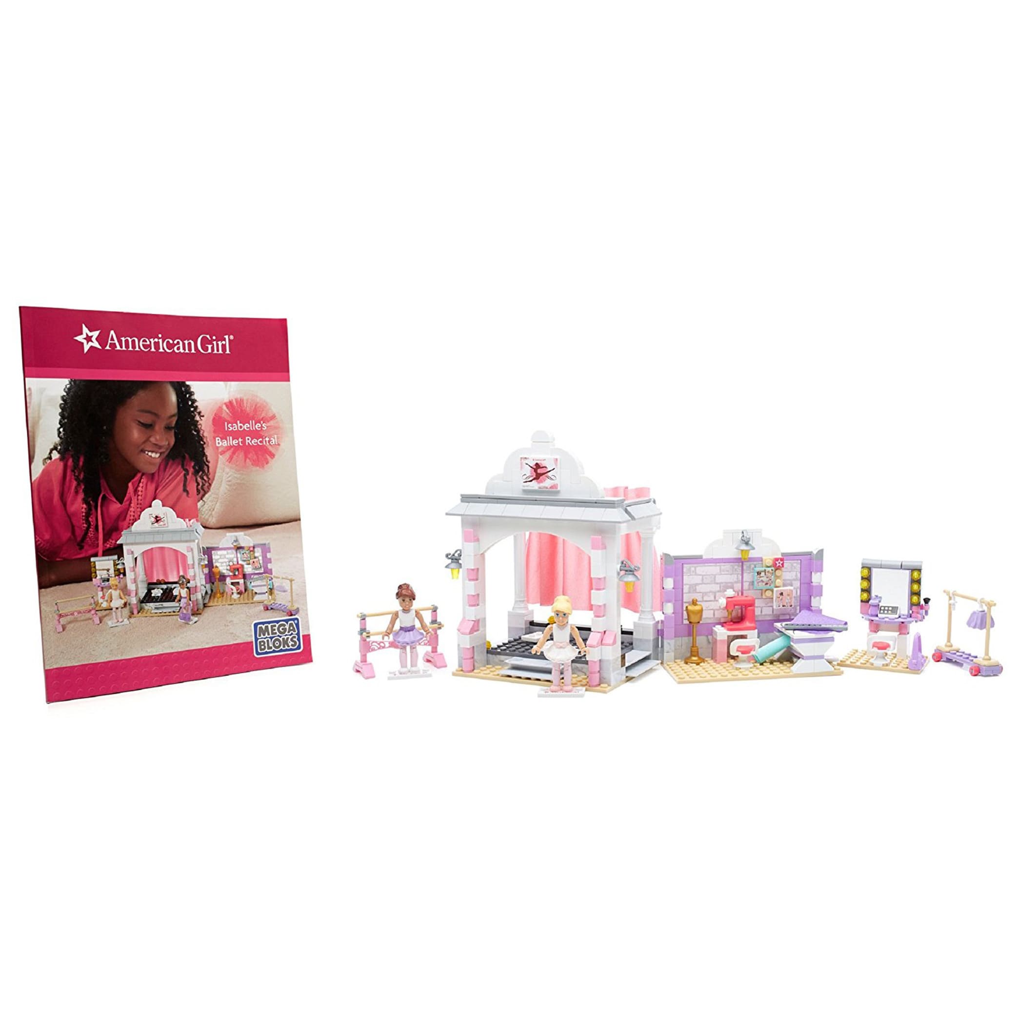 mega bloks american girl isabelle's ballet recital construction set