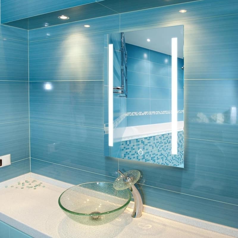 Dyconn Faucet Catella Wall-mounted Vanity Bathroom LED Backlit Mirror - Clear