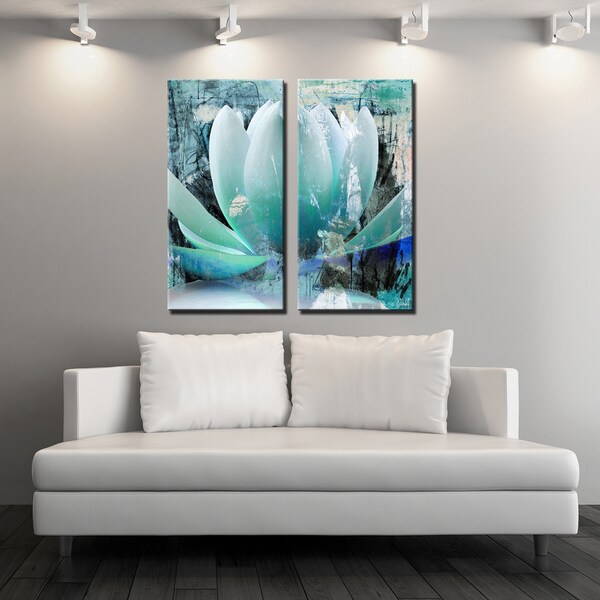 Shop Ready2HangArt 2 Piece 'Painted Petals XXIV' Canvas Art Set - On ...