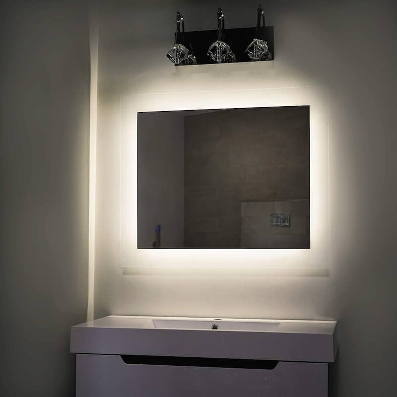 Dyconn Faucet Royal Clear Wall-mounted Vanity Bathroom LED Mirror